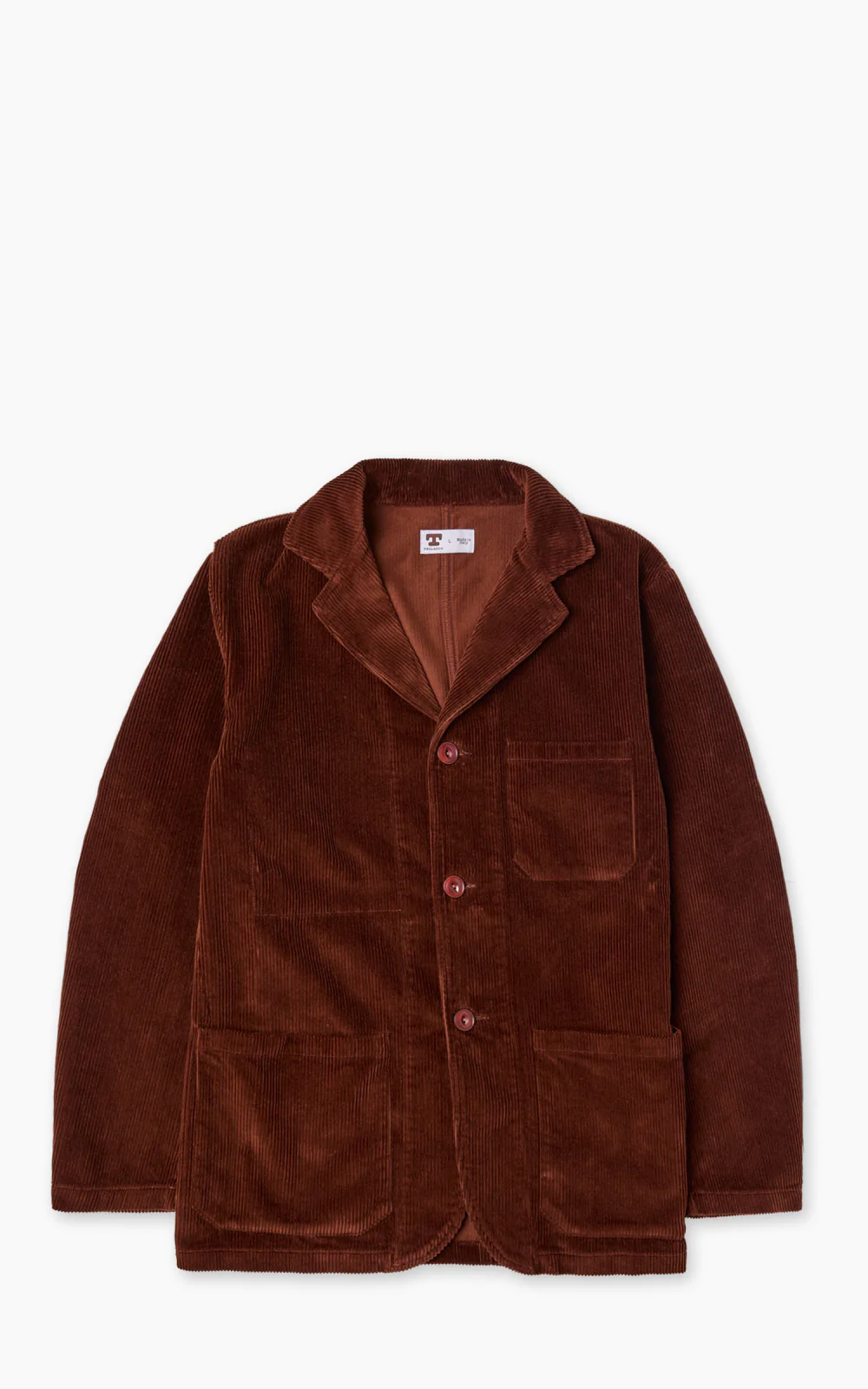 Tellason Work Blazer Kindermann Corduroy Brown