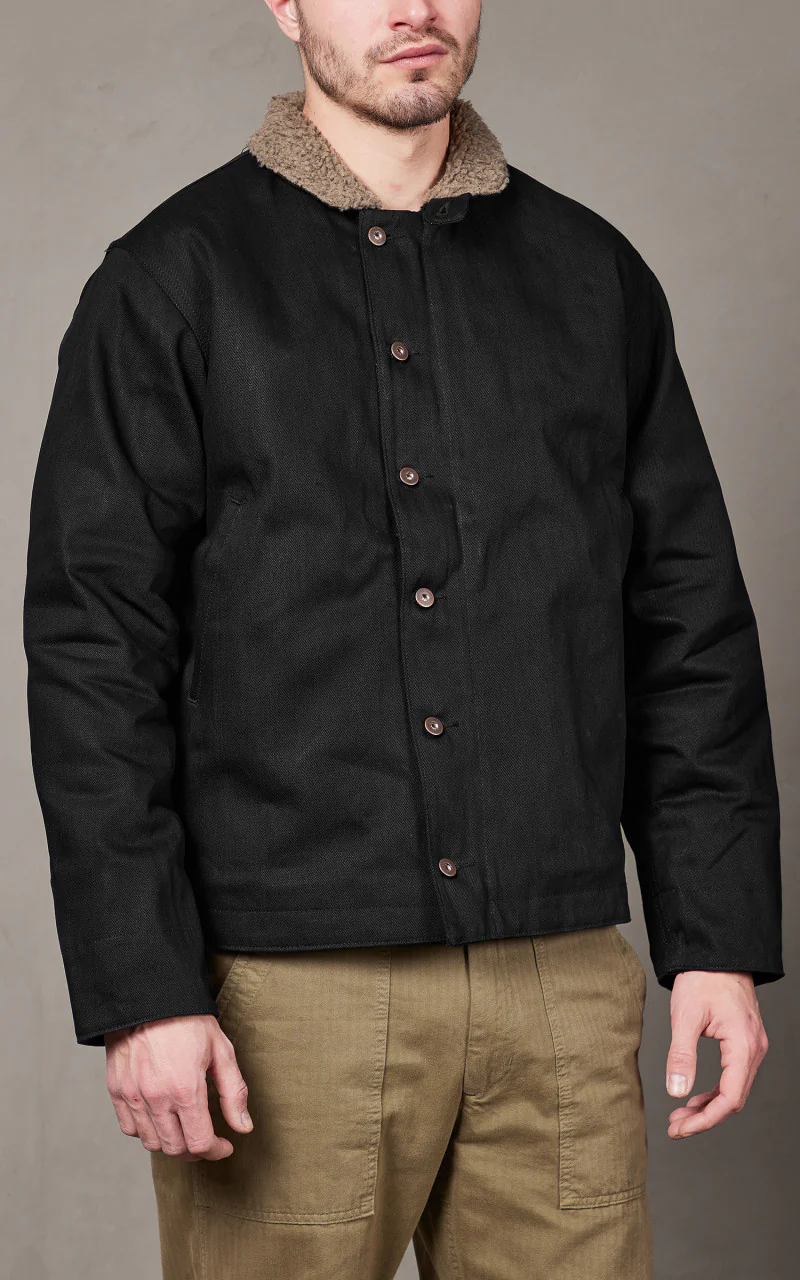 Tellason x Blubaugh N1 Deck Jacket Black - Image 3