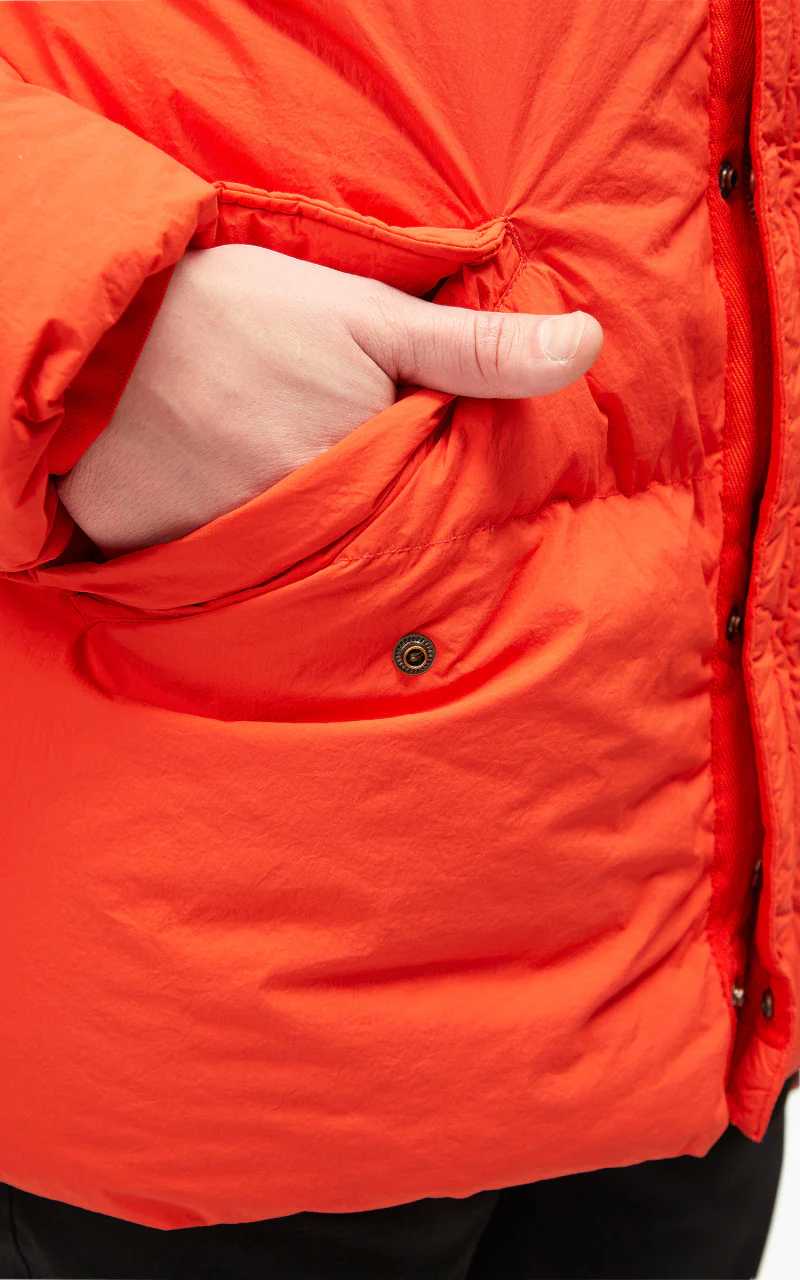 Ten C Artic Down Parka Orange - Image 11