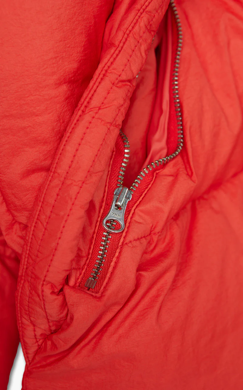 Ten C Aspen Down Jacket Lobster Orange - Image 10