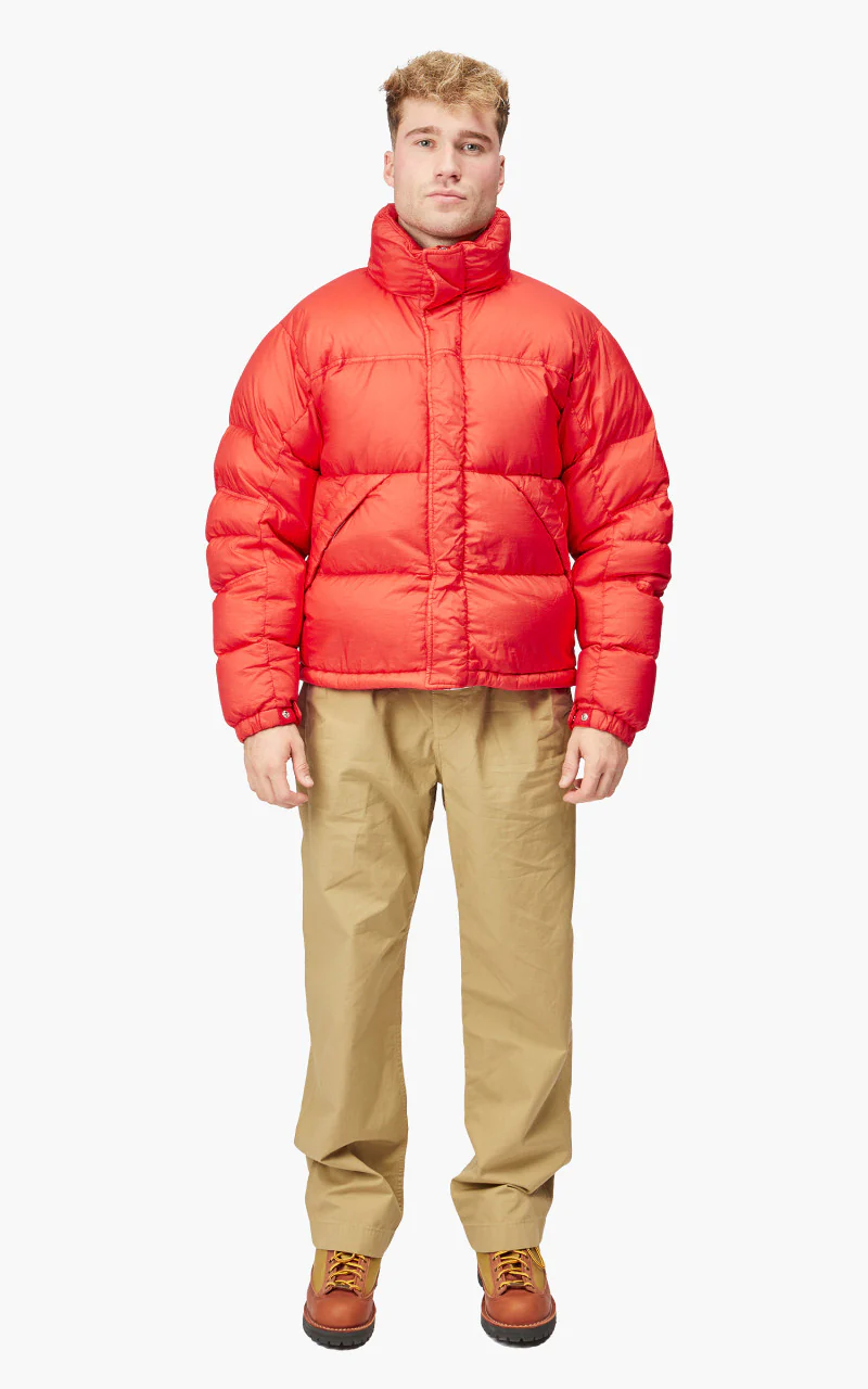 Ten C Aspen Down Jacket Lobster Orange - Image 2
