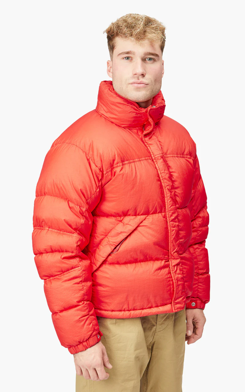 Ten C Aspen Down Jacket Lobster Orange - Image 4