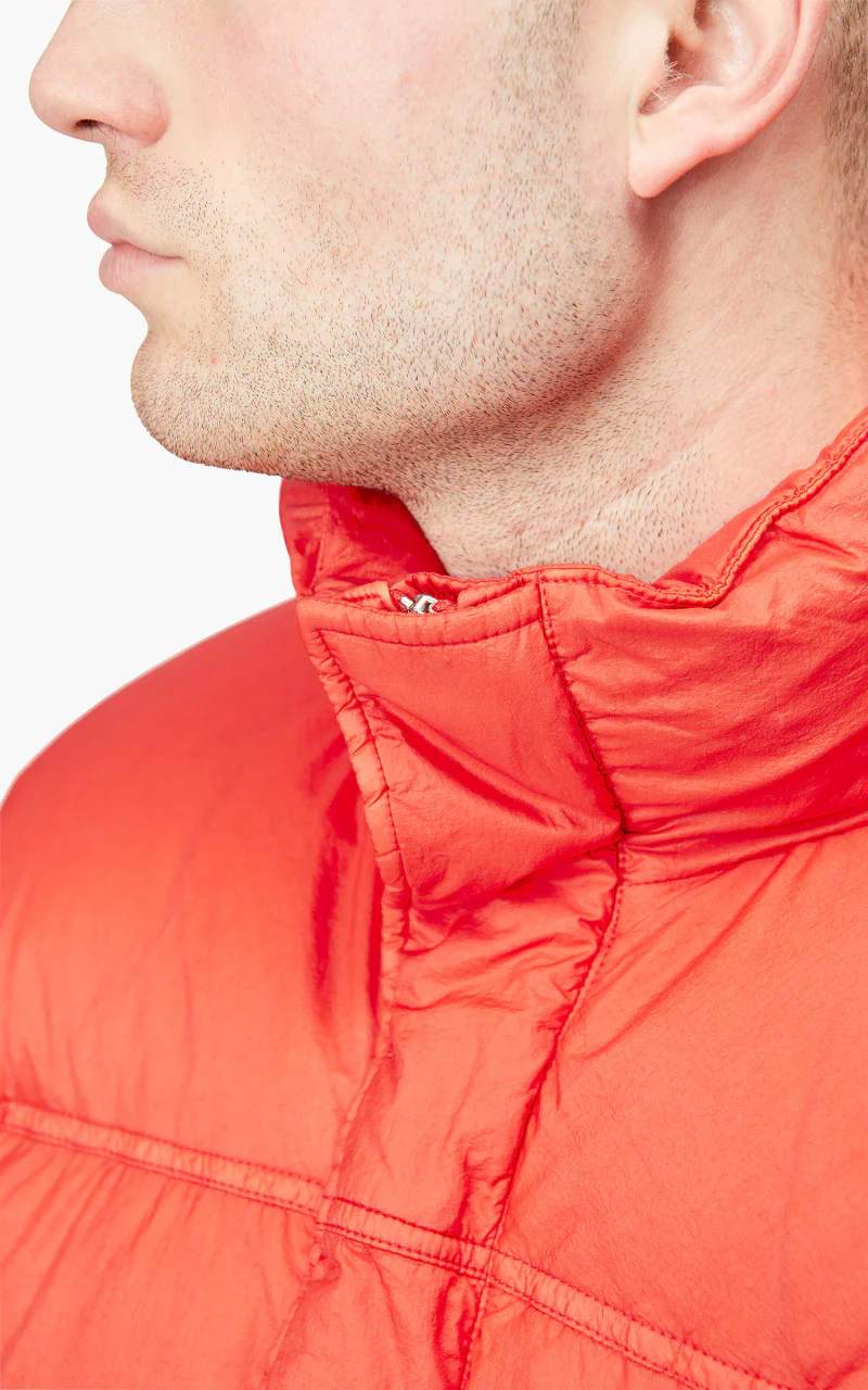 Ten C Aspen Down Jacket Lobster Orange - Image 7