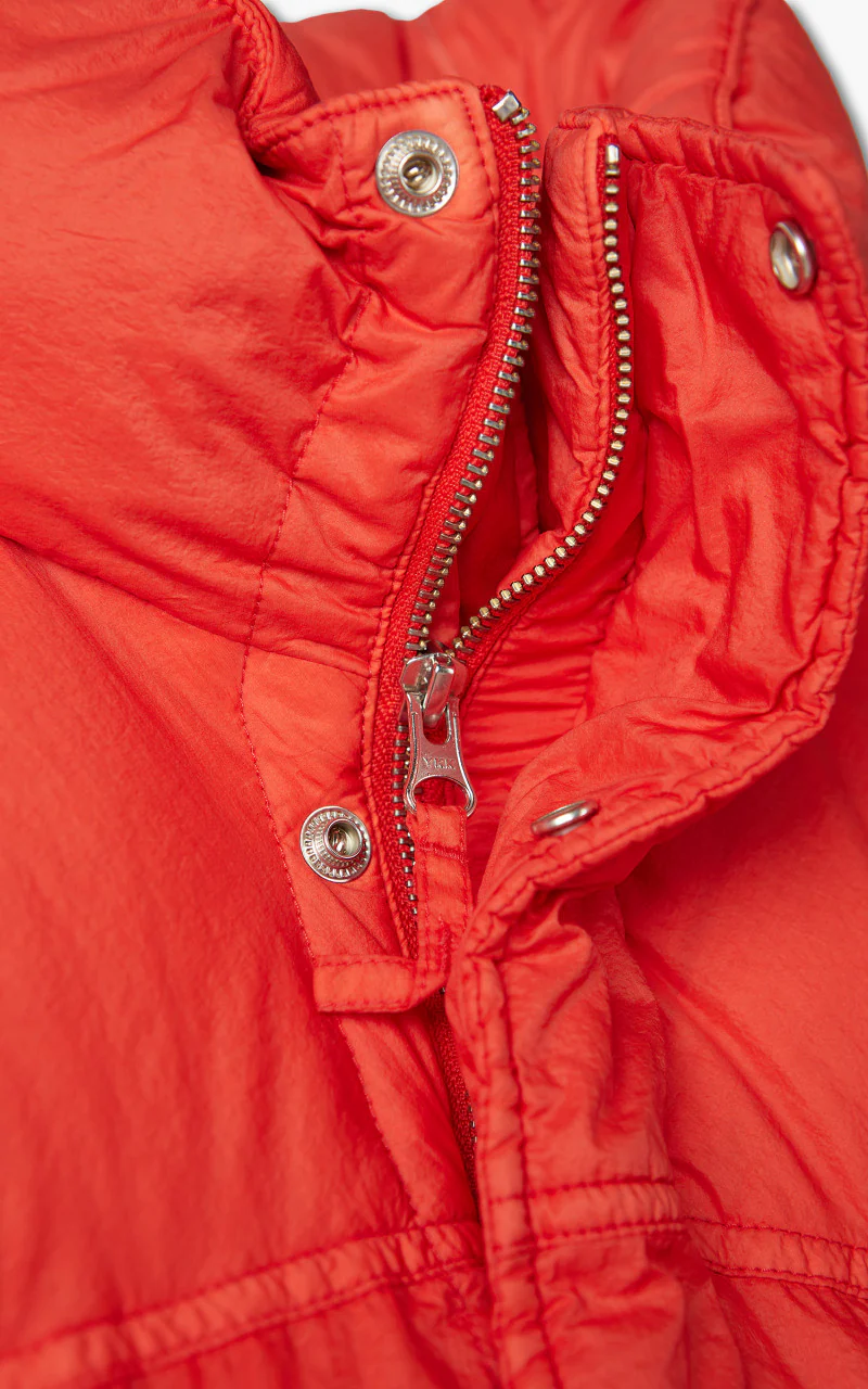 Ten C Aspen Down Jacket Lobster Orange - Image 9