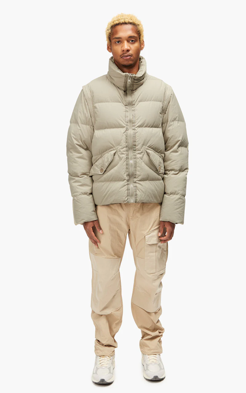 Ten C Austral Down Jacket Vest Taupe - Image 2