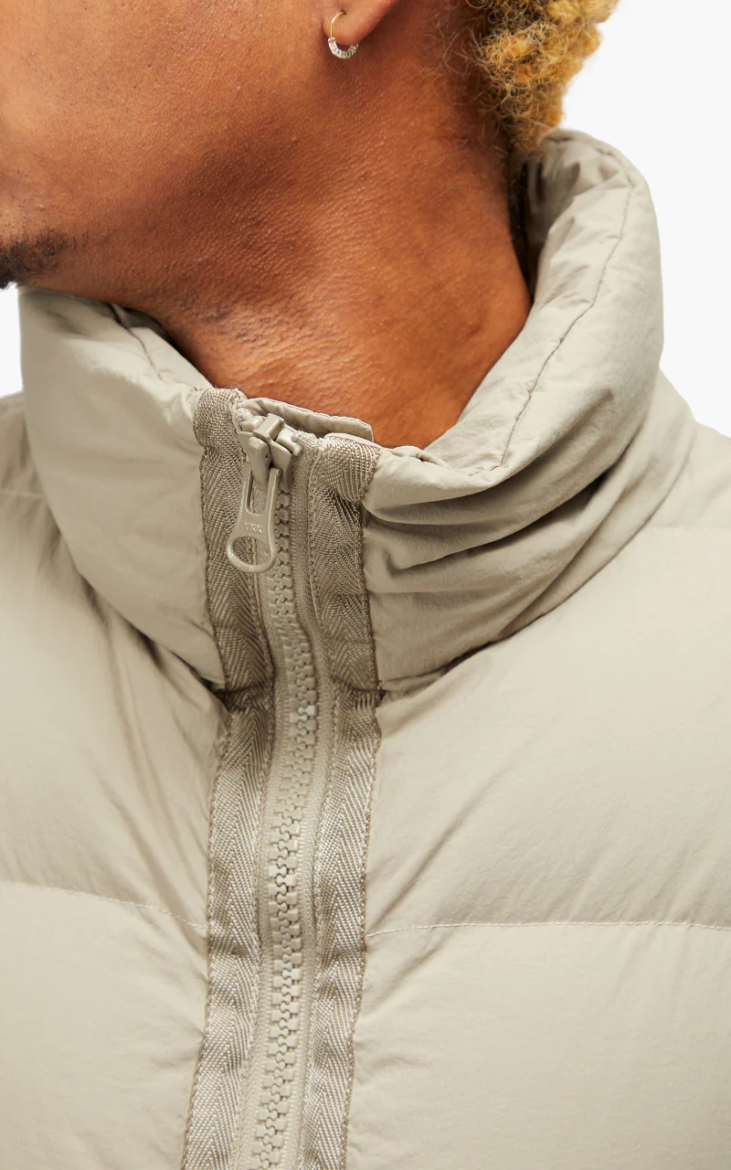 Ten C Austral Down Jacket Vest Taupe - Image 8