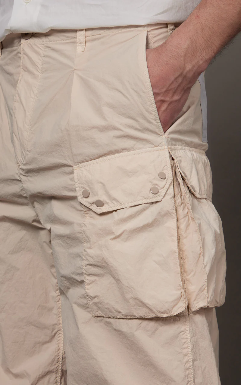 Ten C Cargo Pants Tasconato Gauze White - Image 4