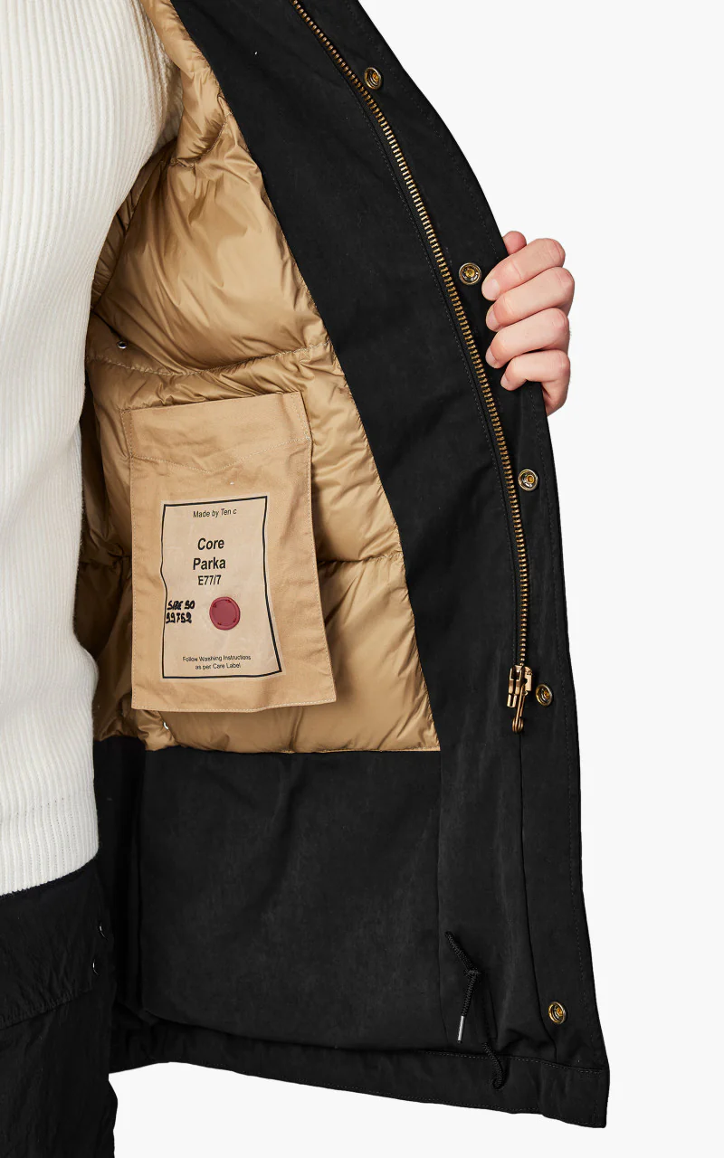 Ten C Core Down Parka Black - Image 7