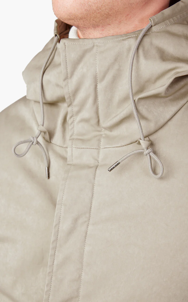 Ten C Core Down Parka Taupe - Image 7