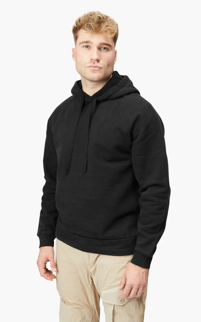 Ten C Felpa Chiusa Cappuccio Sweatshirt Black - Image 3