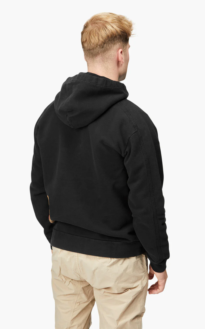 Ten C Felpa Chiusa Cappuccio Sweatshirt Black - Image 5