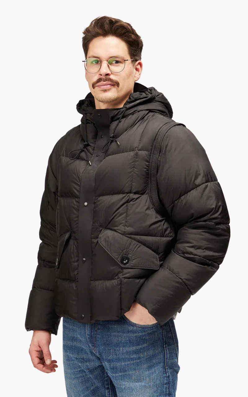 Ten C Hurricane Combo Down Anorak Black - Image 4