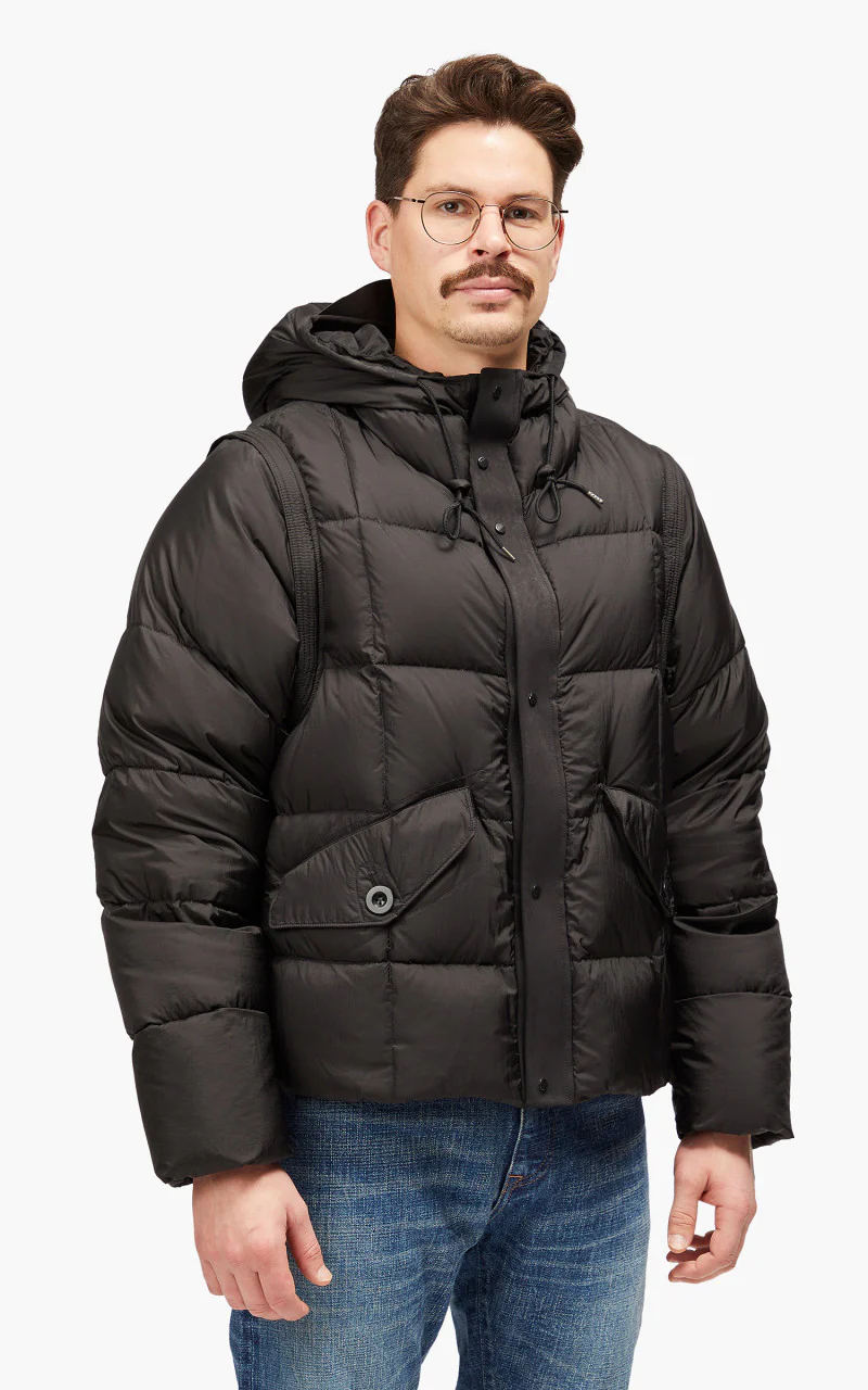 Ten C Hurricane Combo Down Anorak Black - Image 5