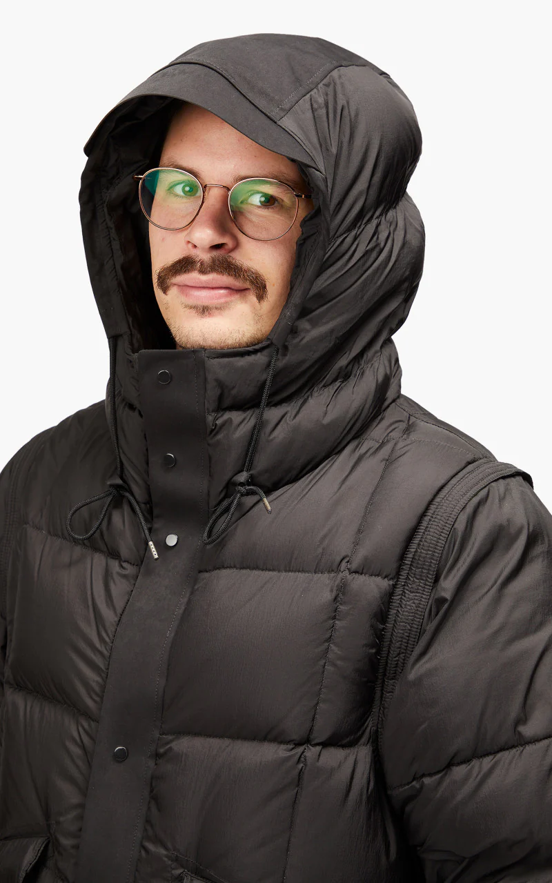 Ten C Hurricane Combo Down Anorak Black - Image 9