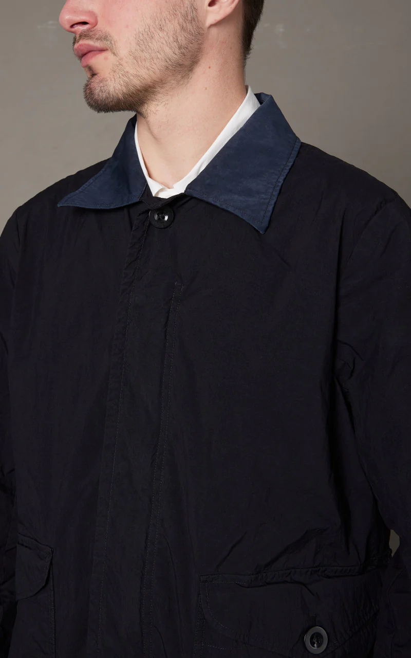 Ten C Mid Layer Coat Black - Image 3