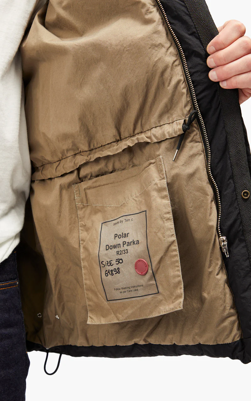 Ten C Polar Down Parka Black - Image 11