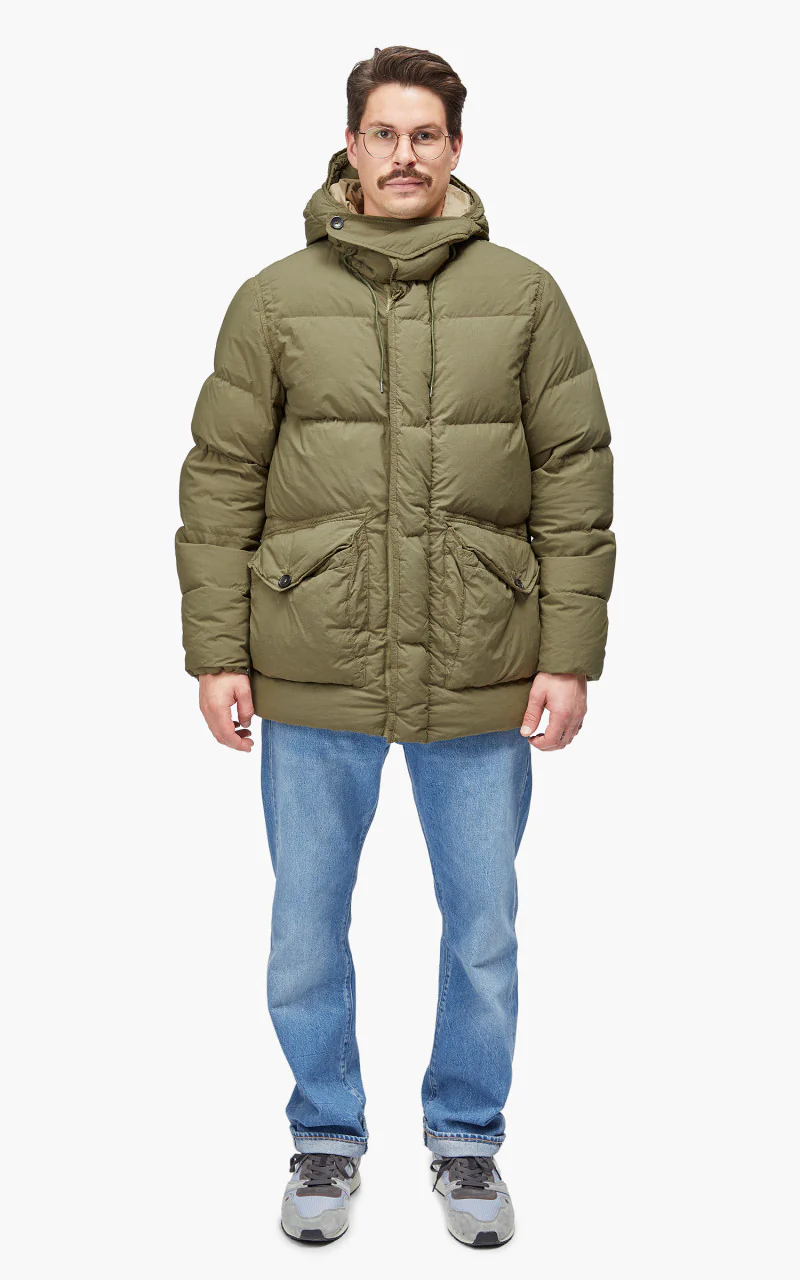 Ten C Polar Down Parka Olive - Image 2