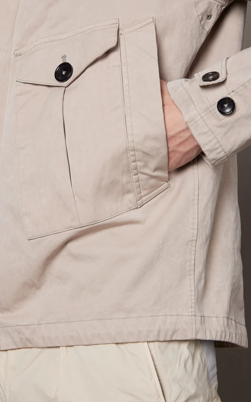 Ten C Tempest Anorak Pale Taupe - Image 8