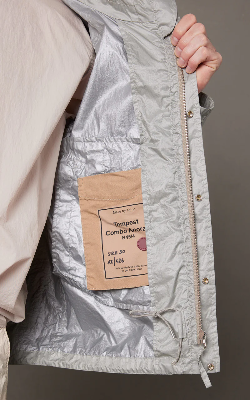 Ten C Tempest Combo Anorak Gauze White - Image 9