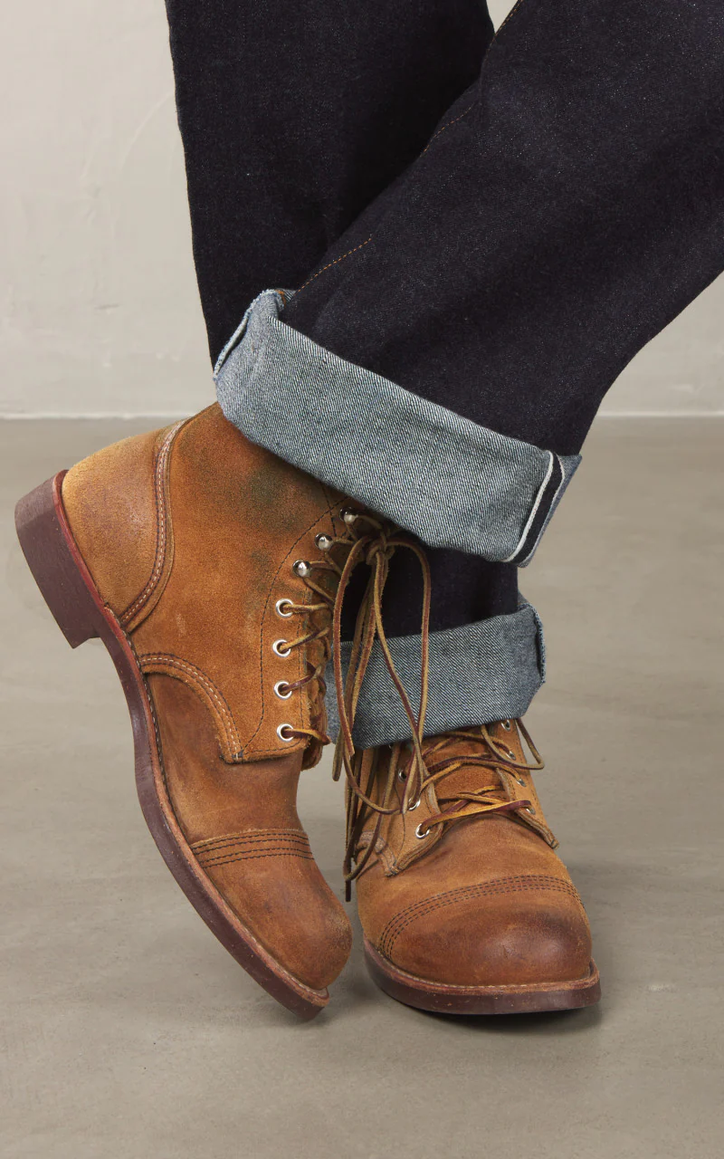 The Flat Head FN-3005 Straight Jeans Selvedge One Wash Indigo - Image 9