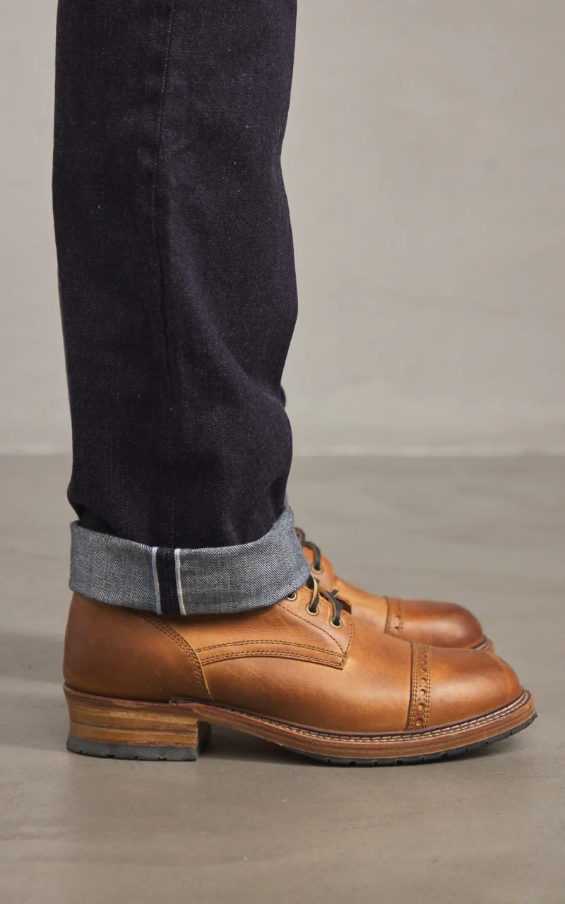 The Flat Head FN-3009 Regular Tapered Jeans Selvedge Indigo 14.5oz - Image 6