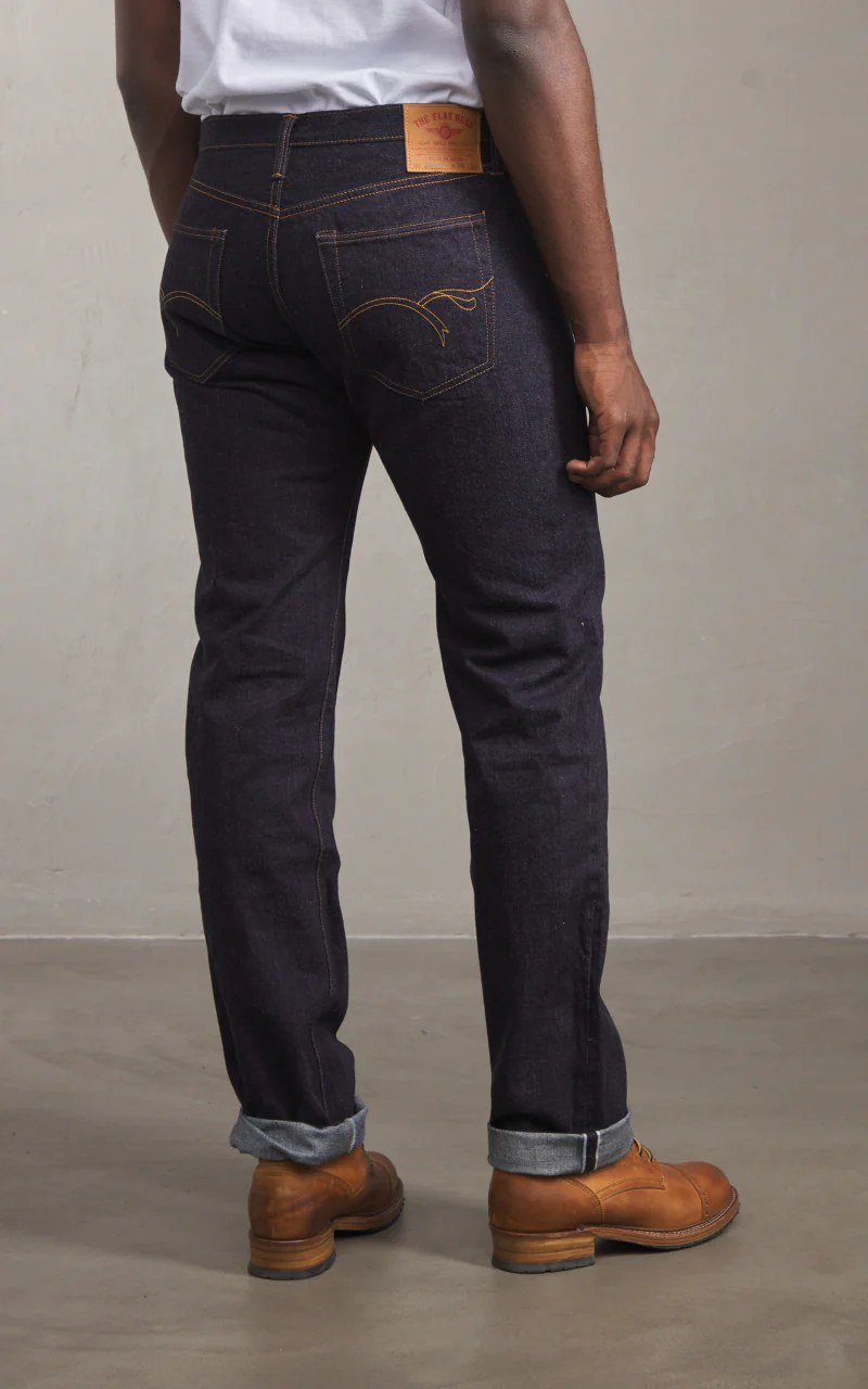 The Flat Head FN-3009 Regular Tapered Jeans Selvedge Indigo 14.5oz - Image 8