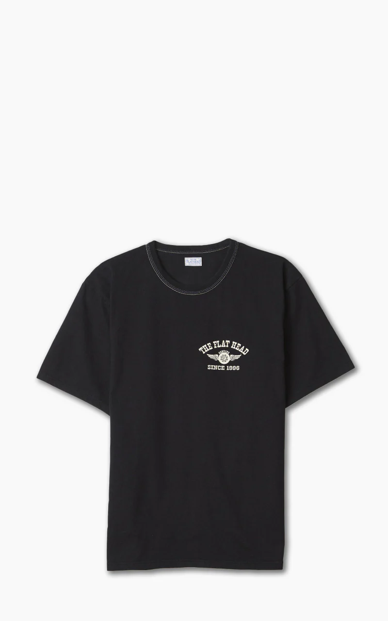 The Flat Head FN-THC-202 Flying Wheel T-Shirt Black - Image 2