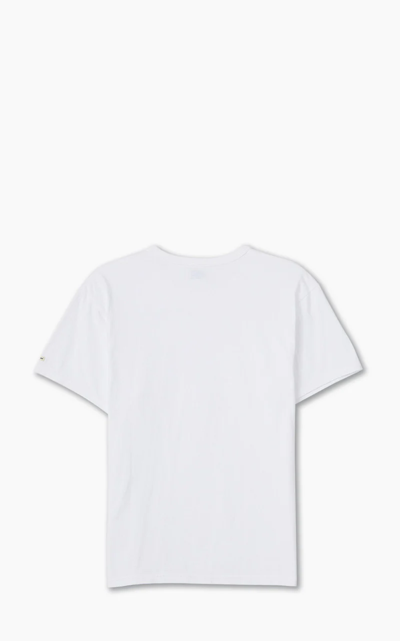 The Flat Head FN-TKC-001 Loopwheeled T-Shirt White - Image 4