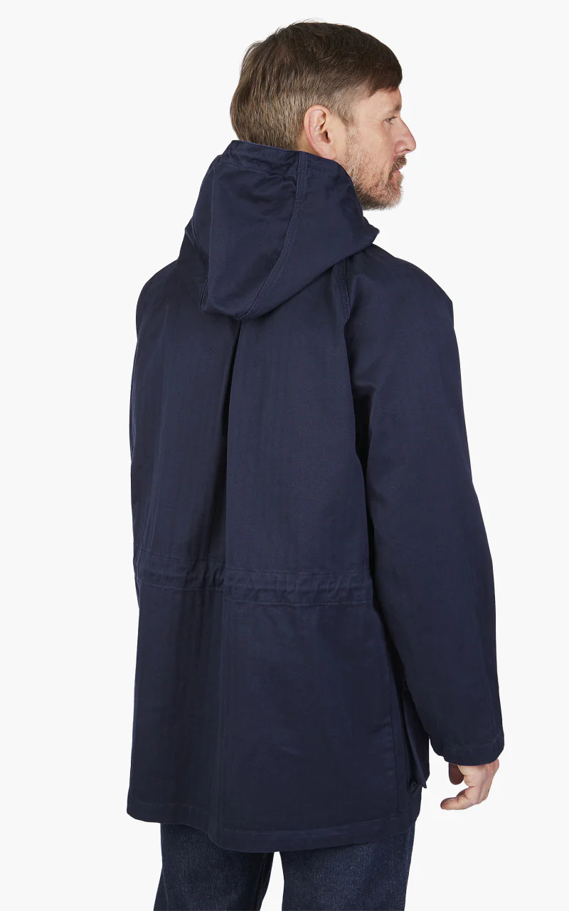 The Quartermaster Anorak Smock HBT Blue - Image 7