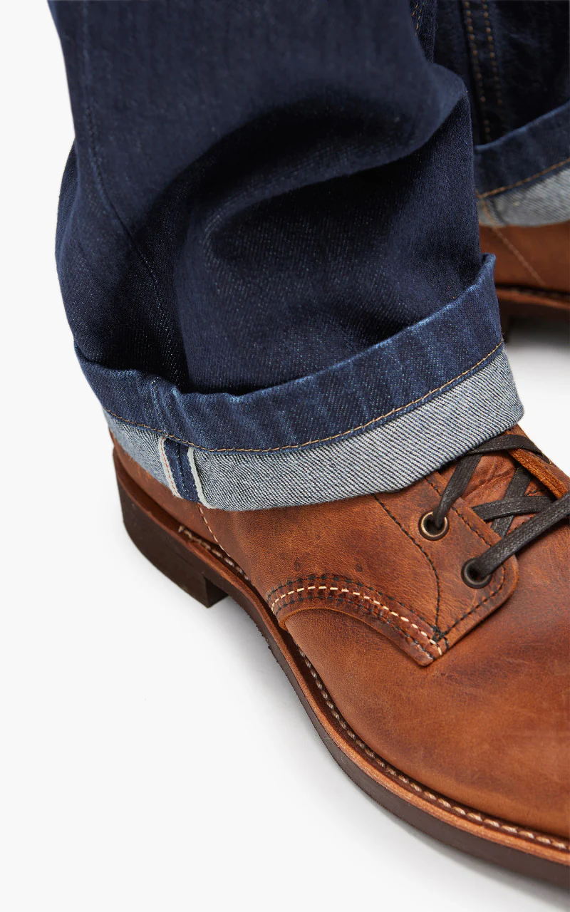 The Quartermaster Fatigue Pant Rinsed Denim Selvegde Indigo - Image 7
