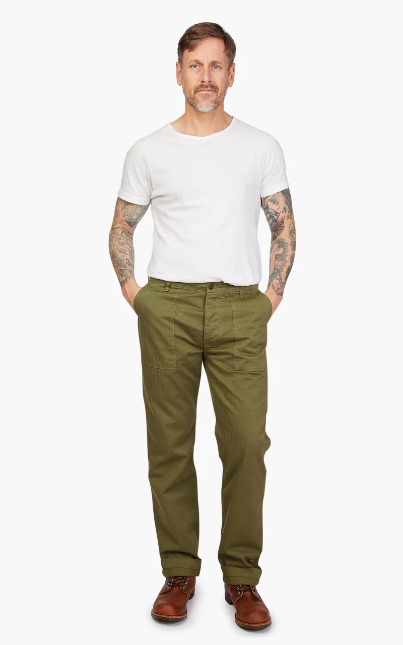 The Quartermaster Fatigue Trouser Olive - Image 2