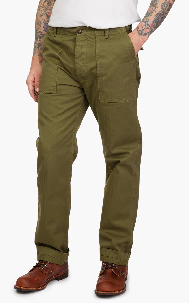 The Quartermaster Fatigue Trouser Olive - Image 4