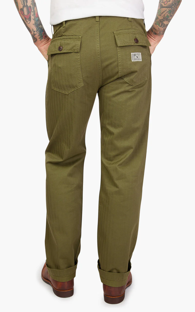 The Quartermaster Fatigue Trouser Olive - Image 6