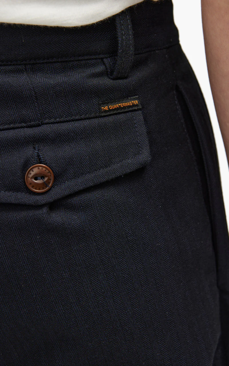 The Quartermaster French Chino HBT Blue - Image 5