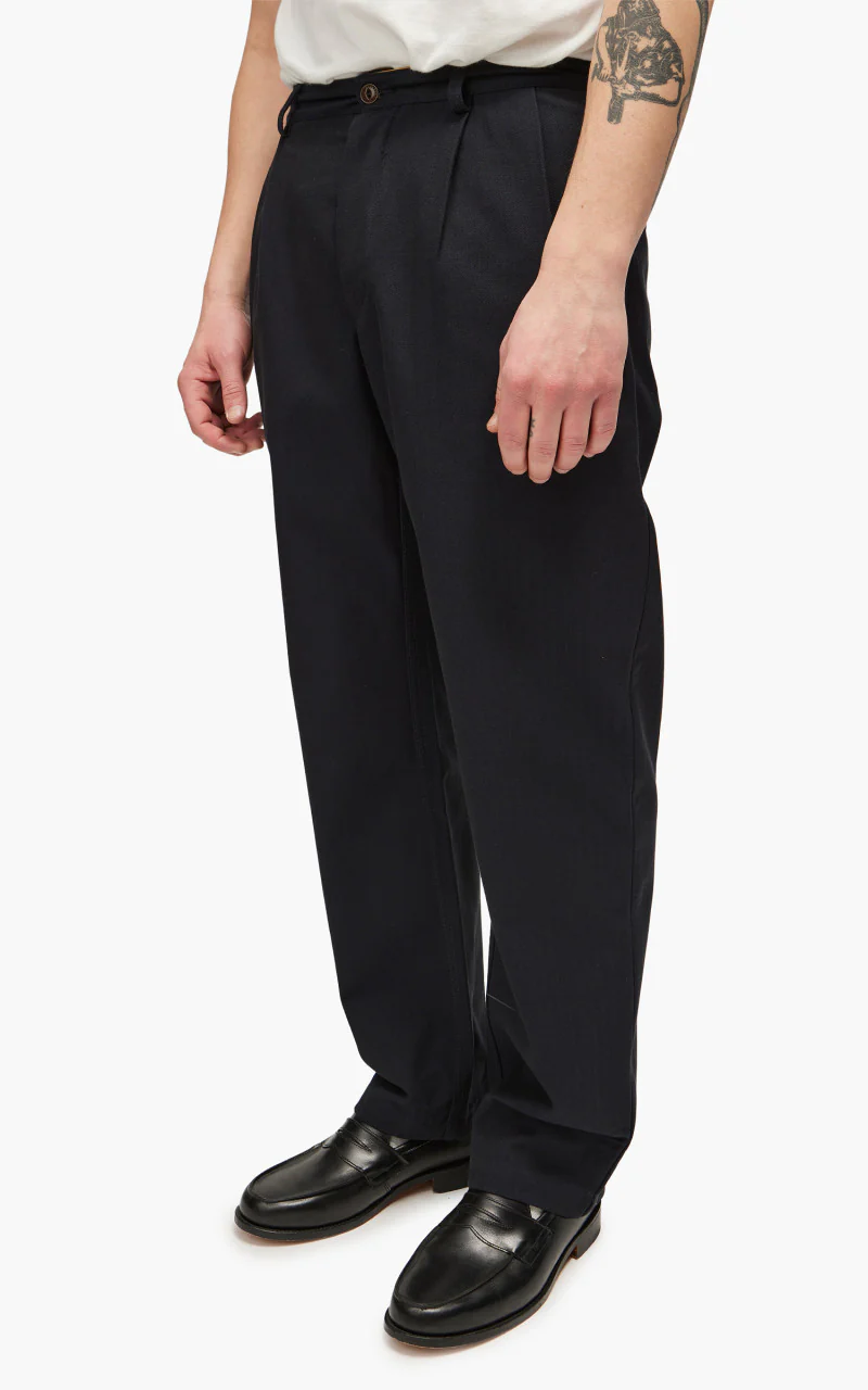 The Quartermaster French Chino HBT Blue - Image 6