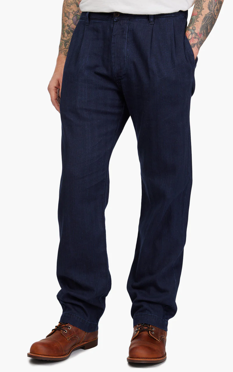 The Quartermaster French Chino HBT Indigo - Image 4
