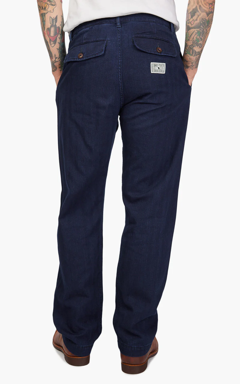 The Quartermaster French Chino HBT Indigo - Image 6