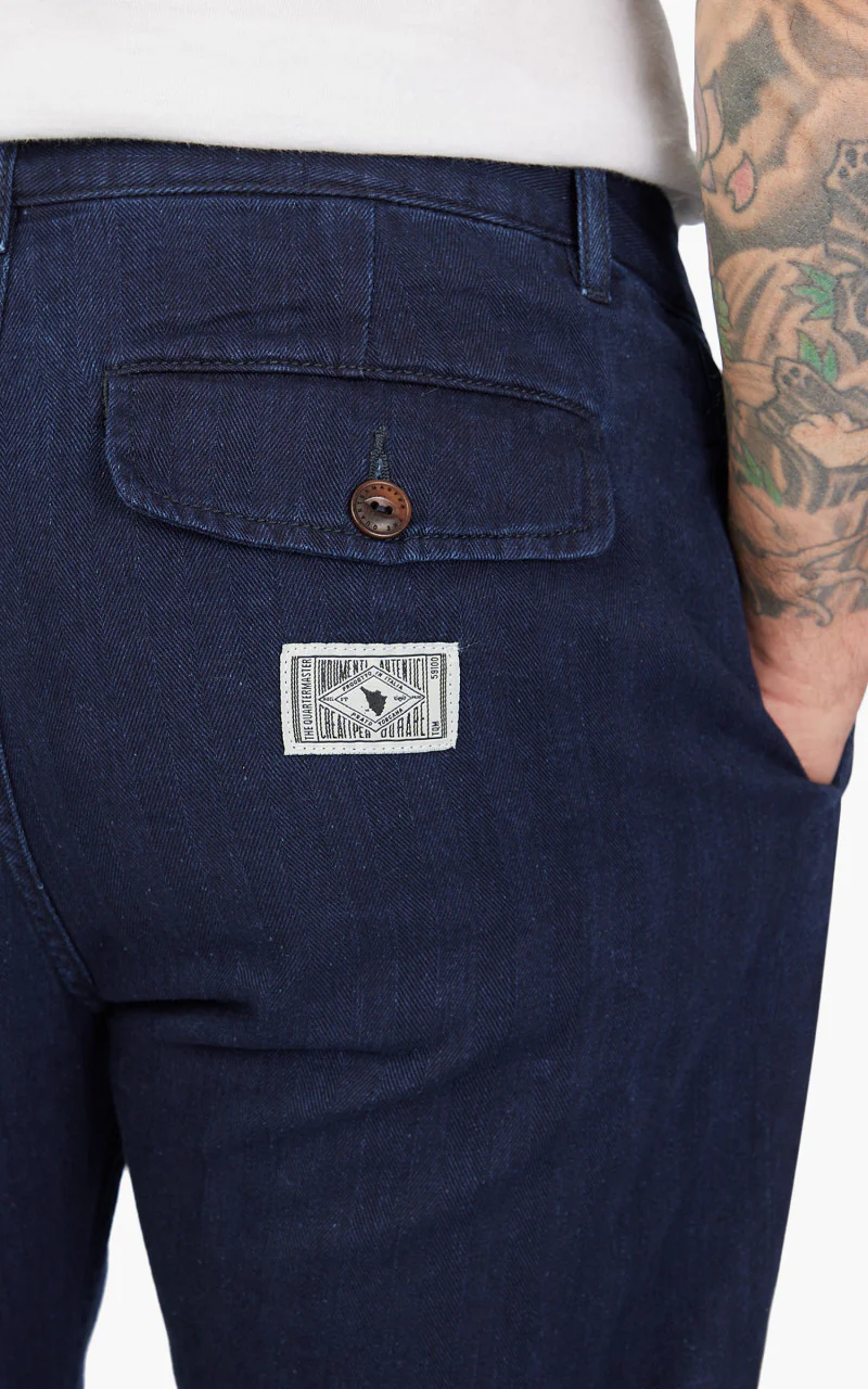 The Quartermaster French Chino HBT Indigo - Image 7