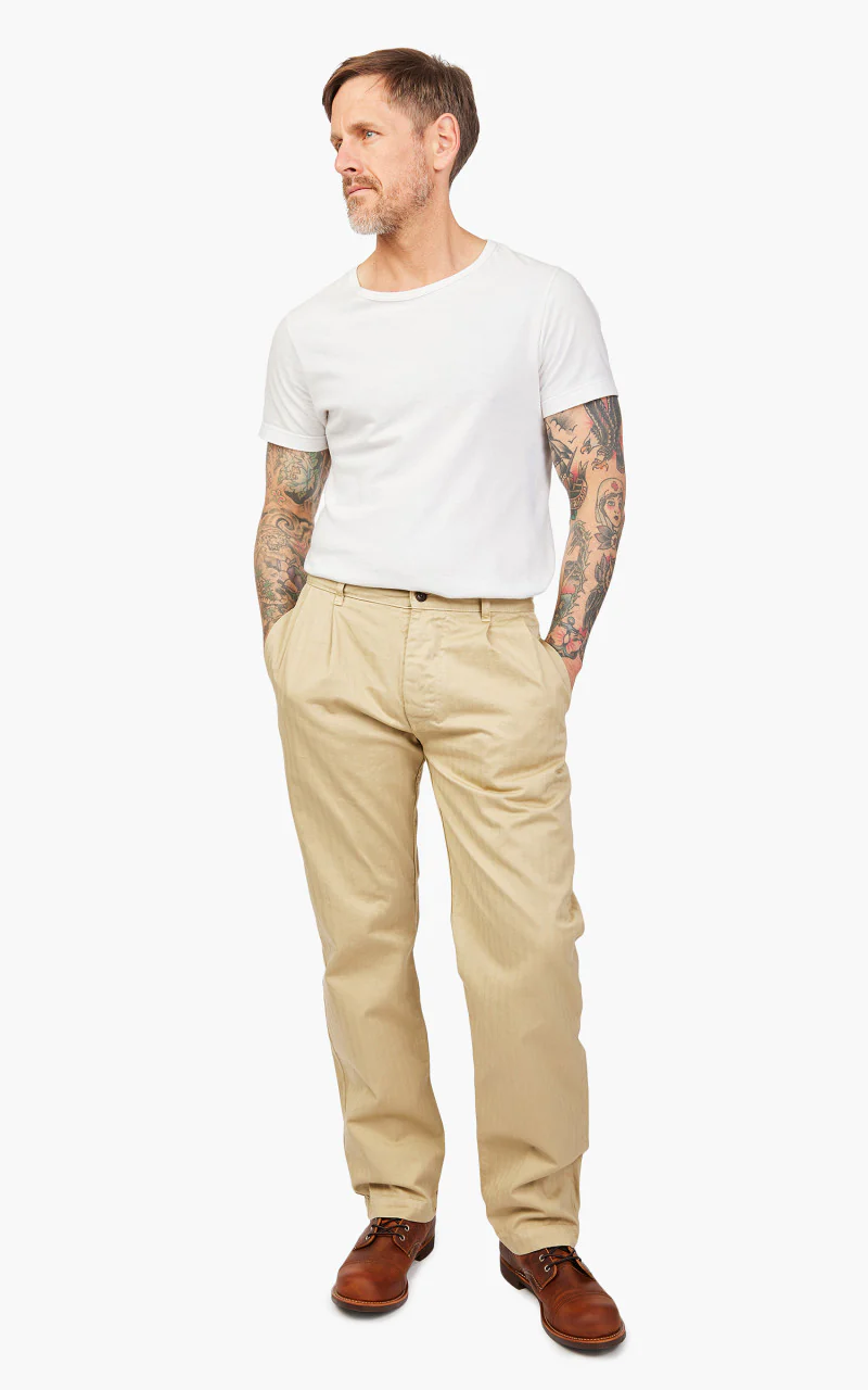 The Quartermaster French Chino HBT Khaki - Image 2