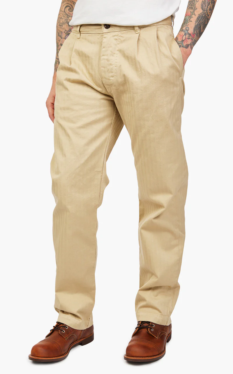 The Quartermaster French Chino HBT Khaki - Image 4
