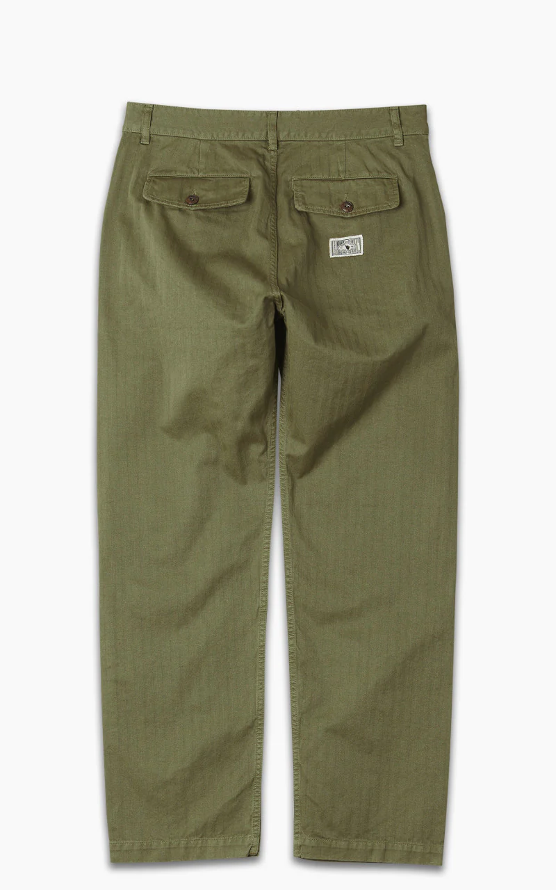 The Quartermaster French Chino HBT Olive - Image 3