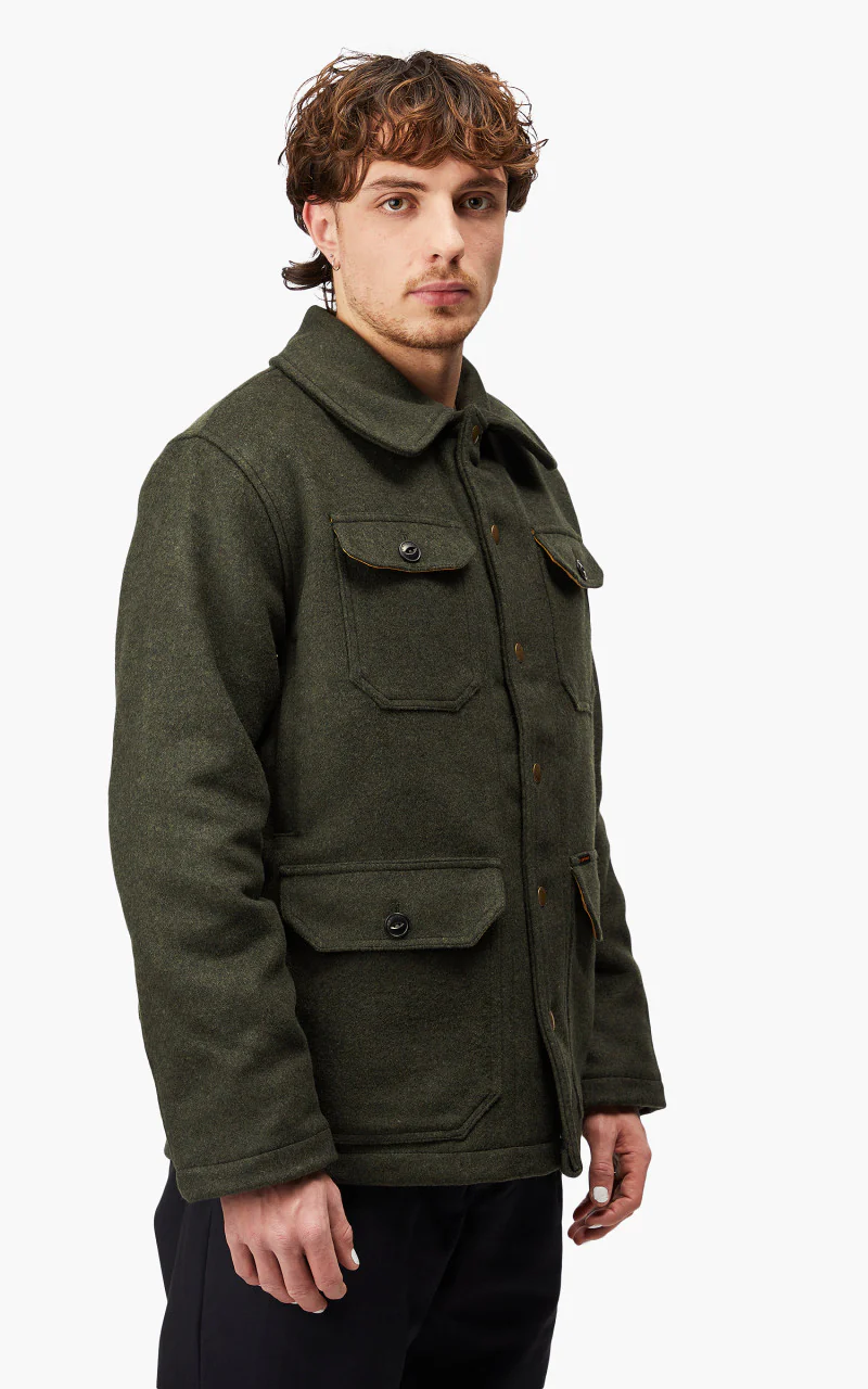 The Quartermaster Hunter Jacket Calvana Green - Image 6