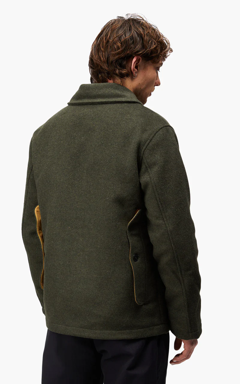 The Quartermaster Hunter Jacket Calvana Green - Image 7