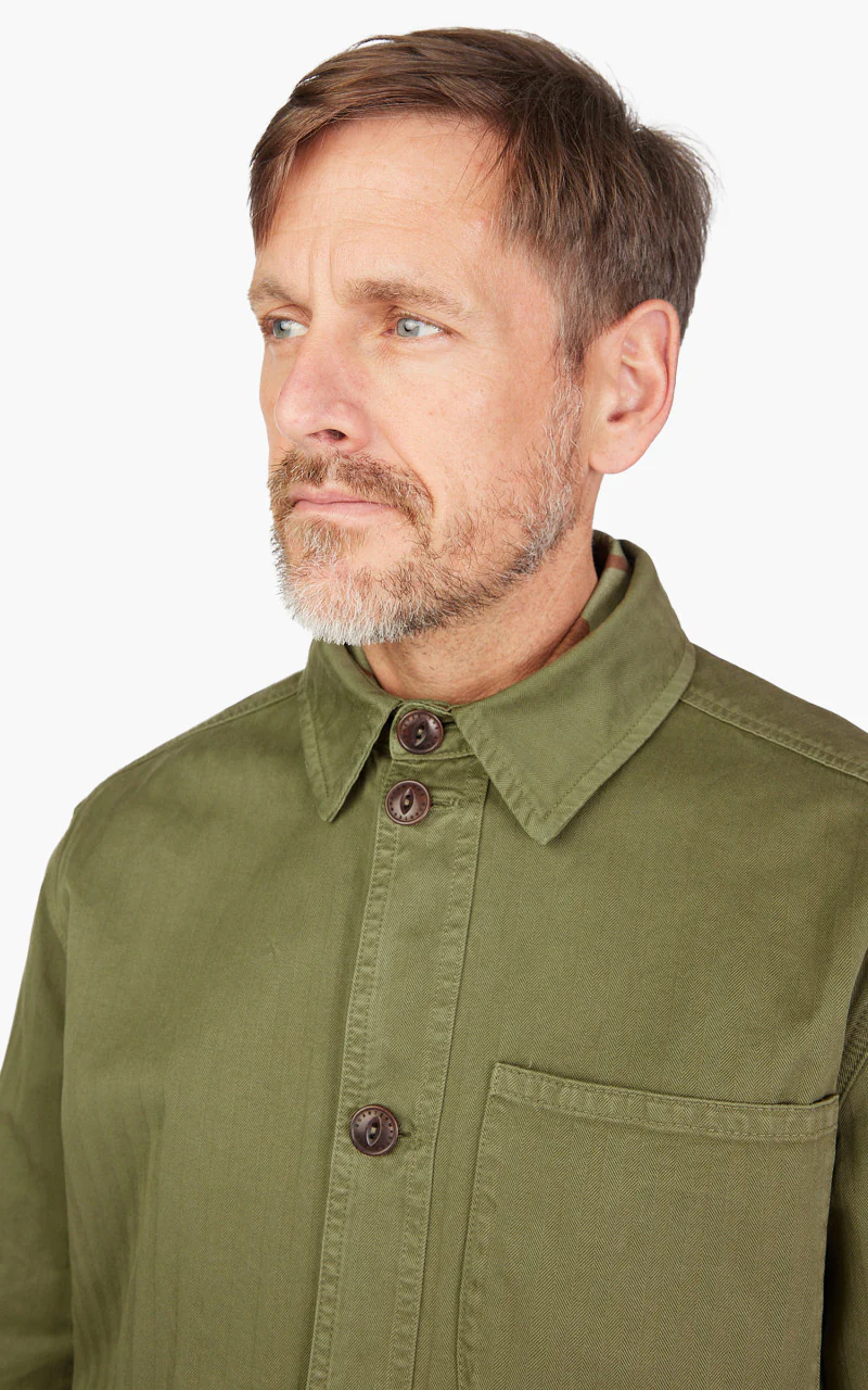 The Quartermaster P41 Utility Jacket Olive - Image 5