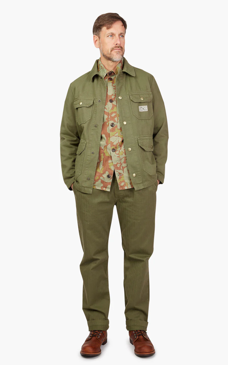 The Quartermaster Summer Hunter Jacket Olive - Image 2