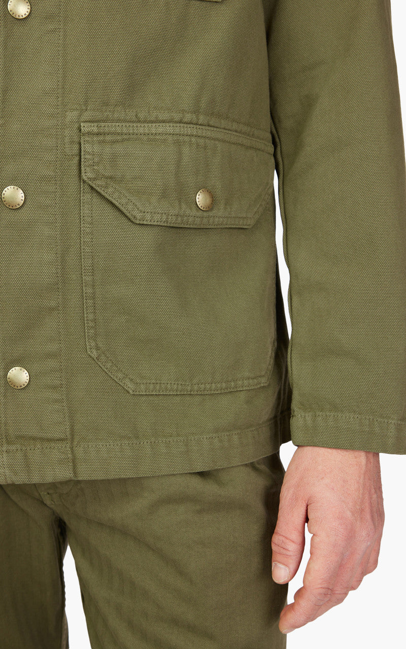 The Quartermaster Summer Hunter Jacket Olive - Image 8