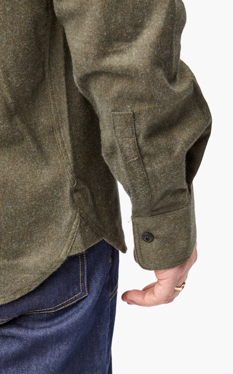 The Quartermaster USAF Flight Shirt Green - Image 6
