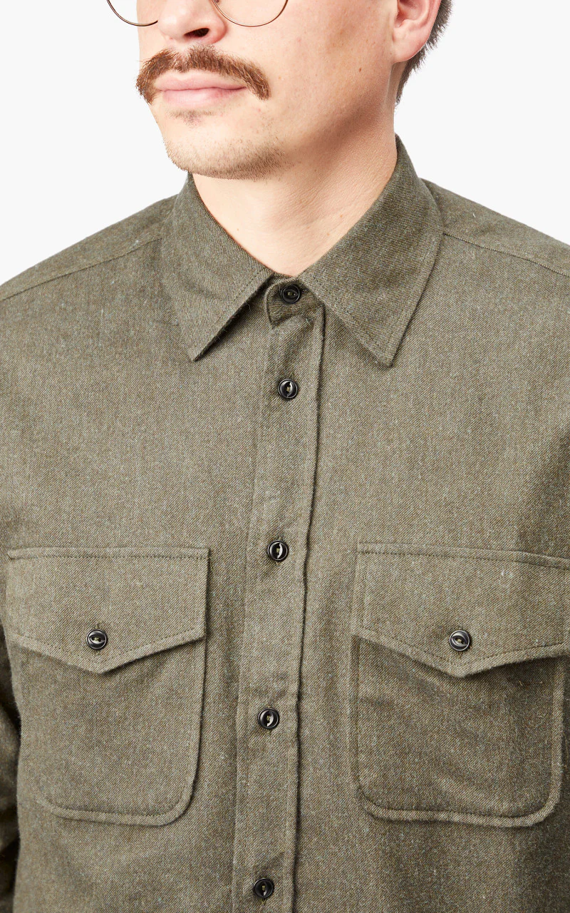The Quartermaster USAF Flight Shirt Green - Image 7
