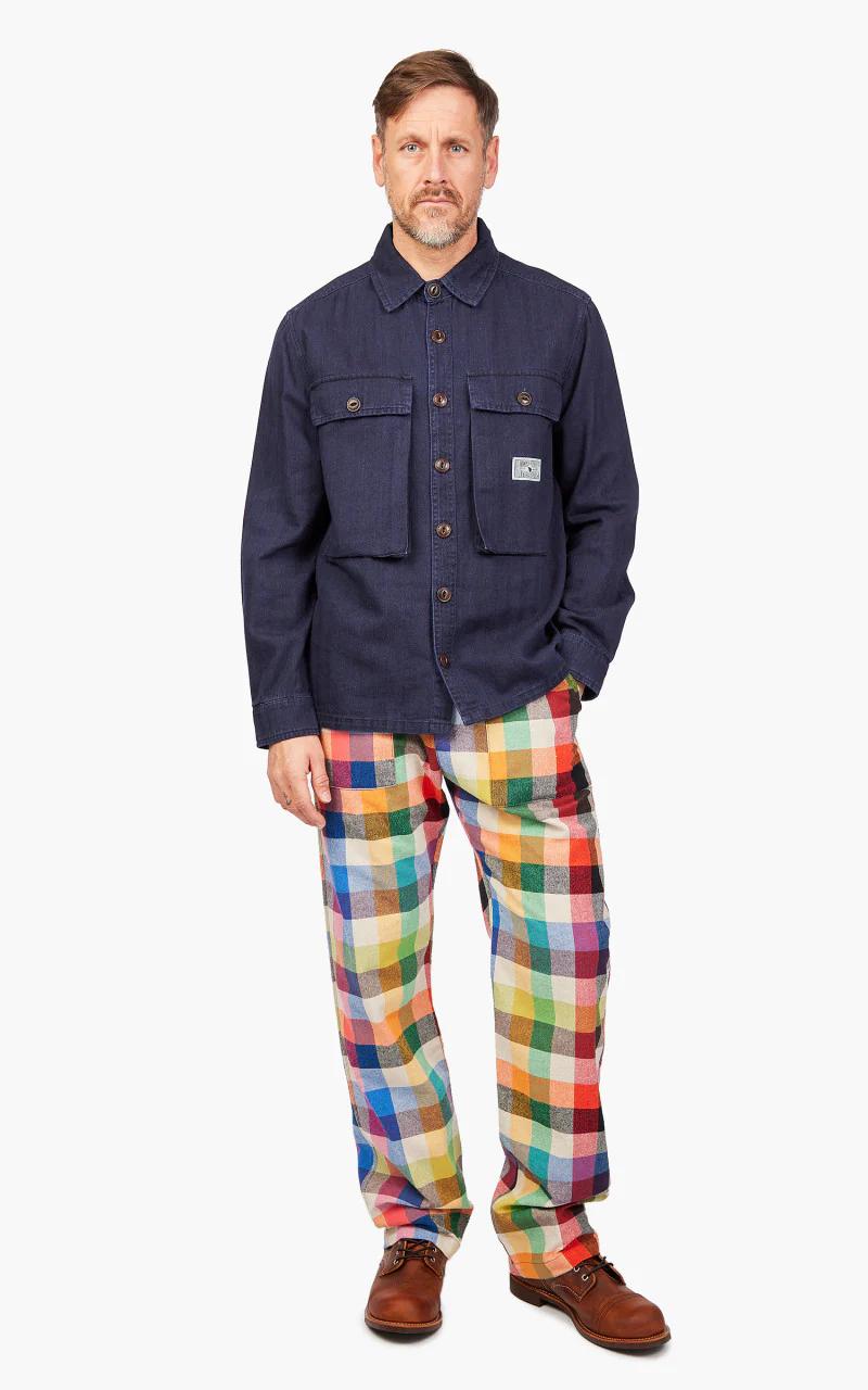 The Quartermaster WWII Fatigue Jacket HBT Indigo - Image 2