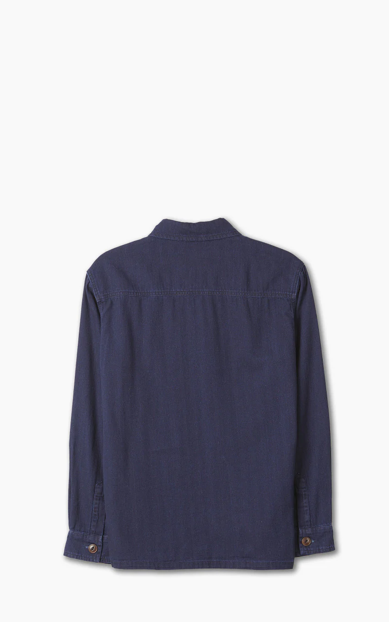 The Quartermaster WWII Fatigue Jacket HBT Indigo - Image 3
